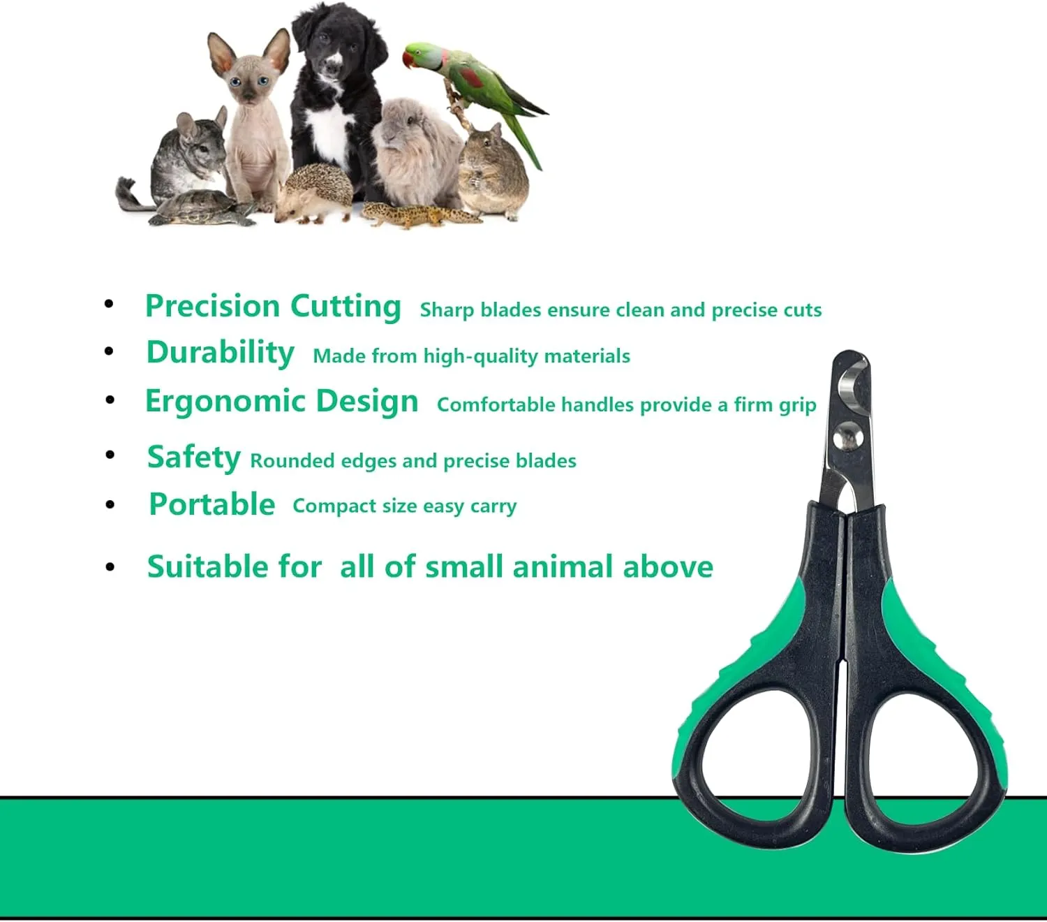 120pcs Black Cat Nail Caps with Nail Clipper Set, Cat Claw Caps with Nail Clipper Set, Pet Nail Clipper Covers for Cats with Adhesive and Applicators (M)