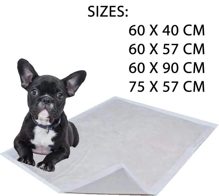 5 x Incontinence Bed Pads, Pet Pad Training, Accident Sheets Urine Protection, Spillage Sheets (58 x 90 cm) 58 x 90 cm