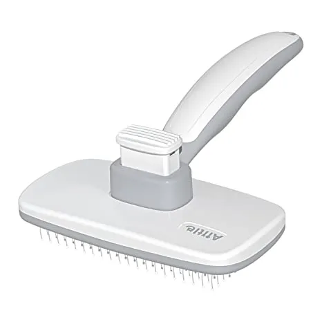 Aiitle Pet Self Cleaning Slicker Hair Brush Yellow