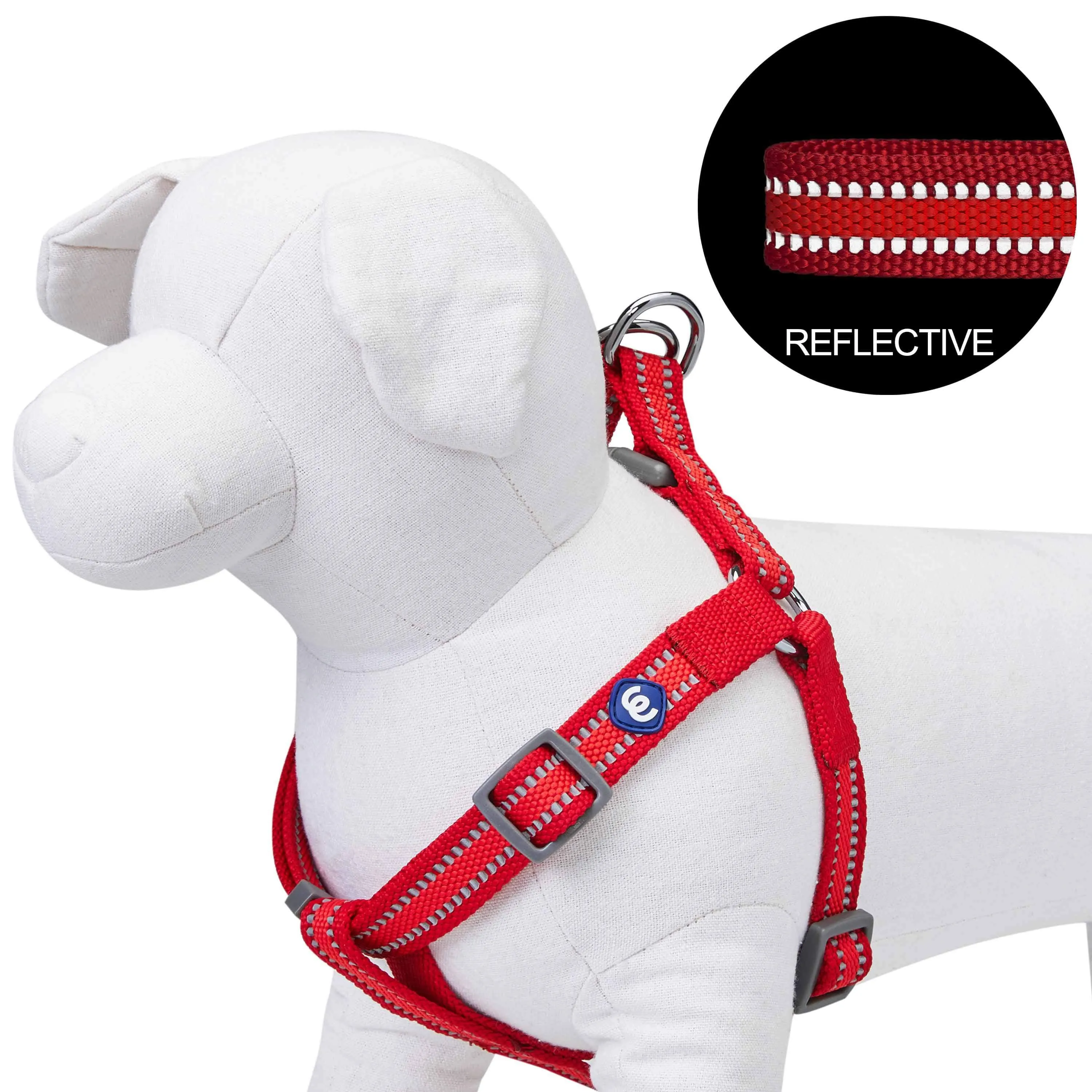Back to Basics Reflective Step-in Dog Harness