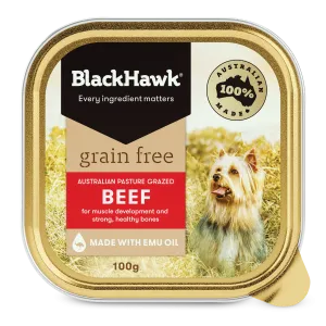 Black Hawk - Grain Free Beef Dog Wet Food (100g)
