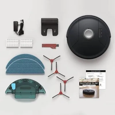 bObsweep PetHair SLAM Wi-Fi Robot Vacuum Cleaner and Mop - Jet