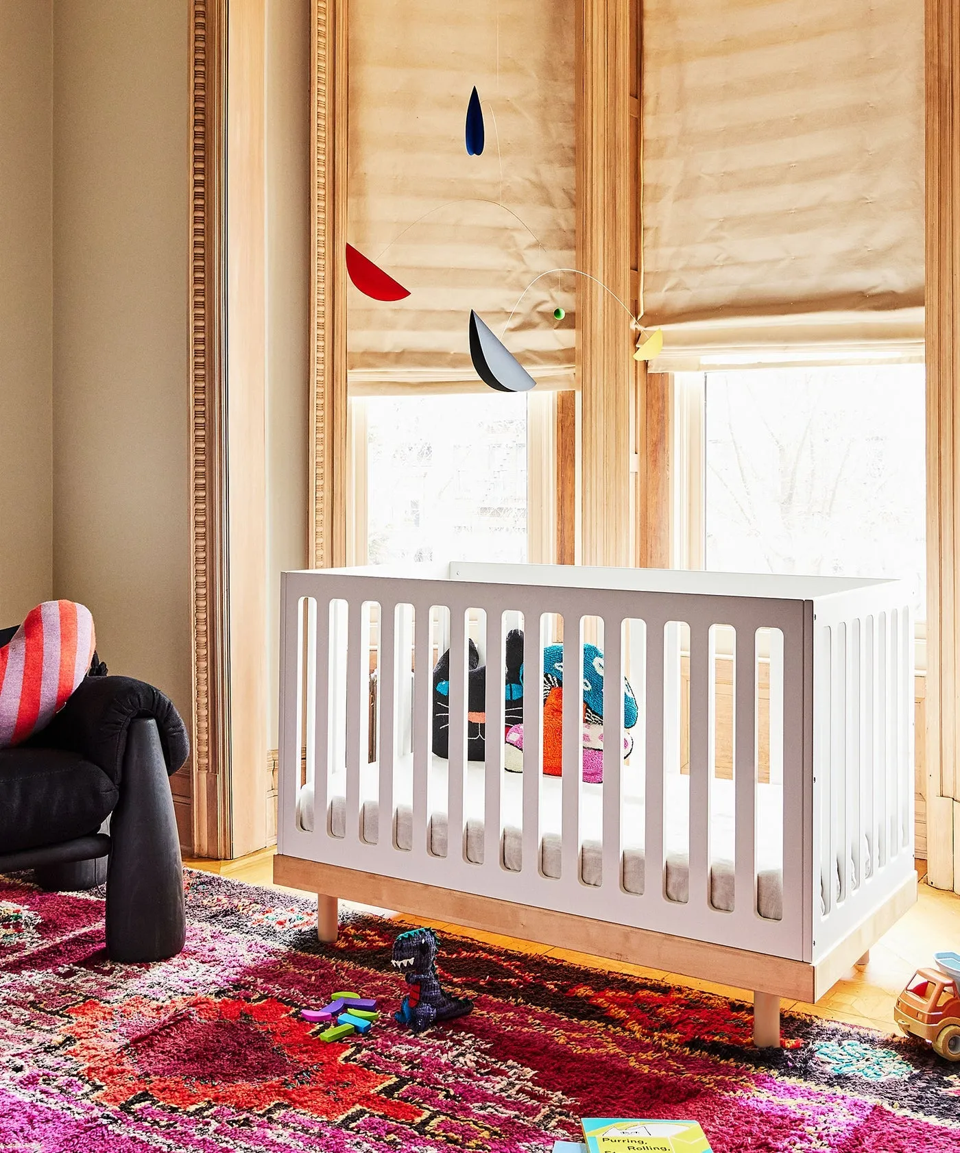 Classic Crib - White / Birch by Oeuf
