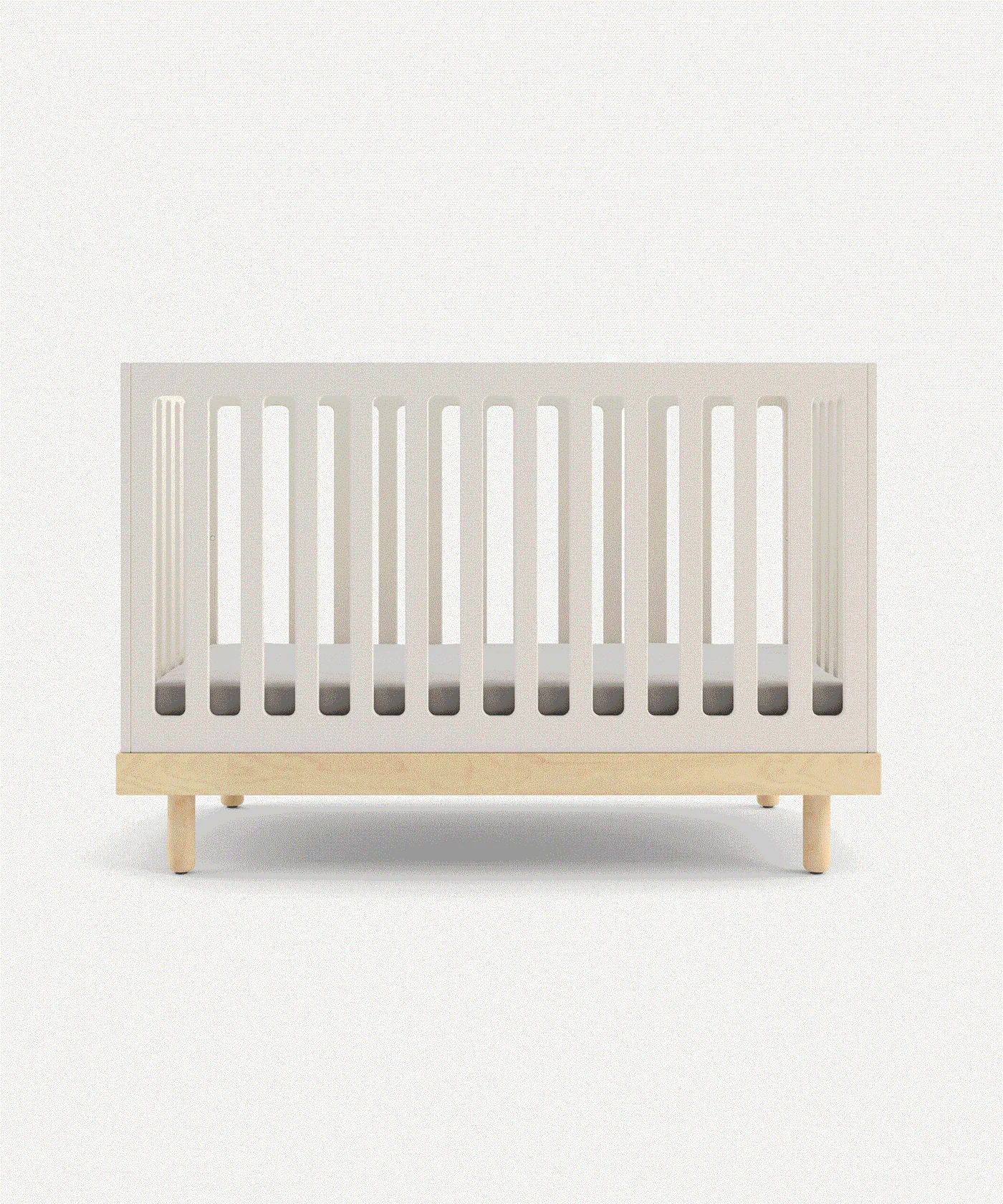Classic Crib - White / Birch by Oeuf