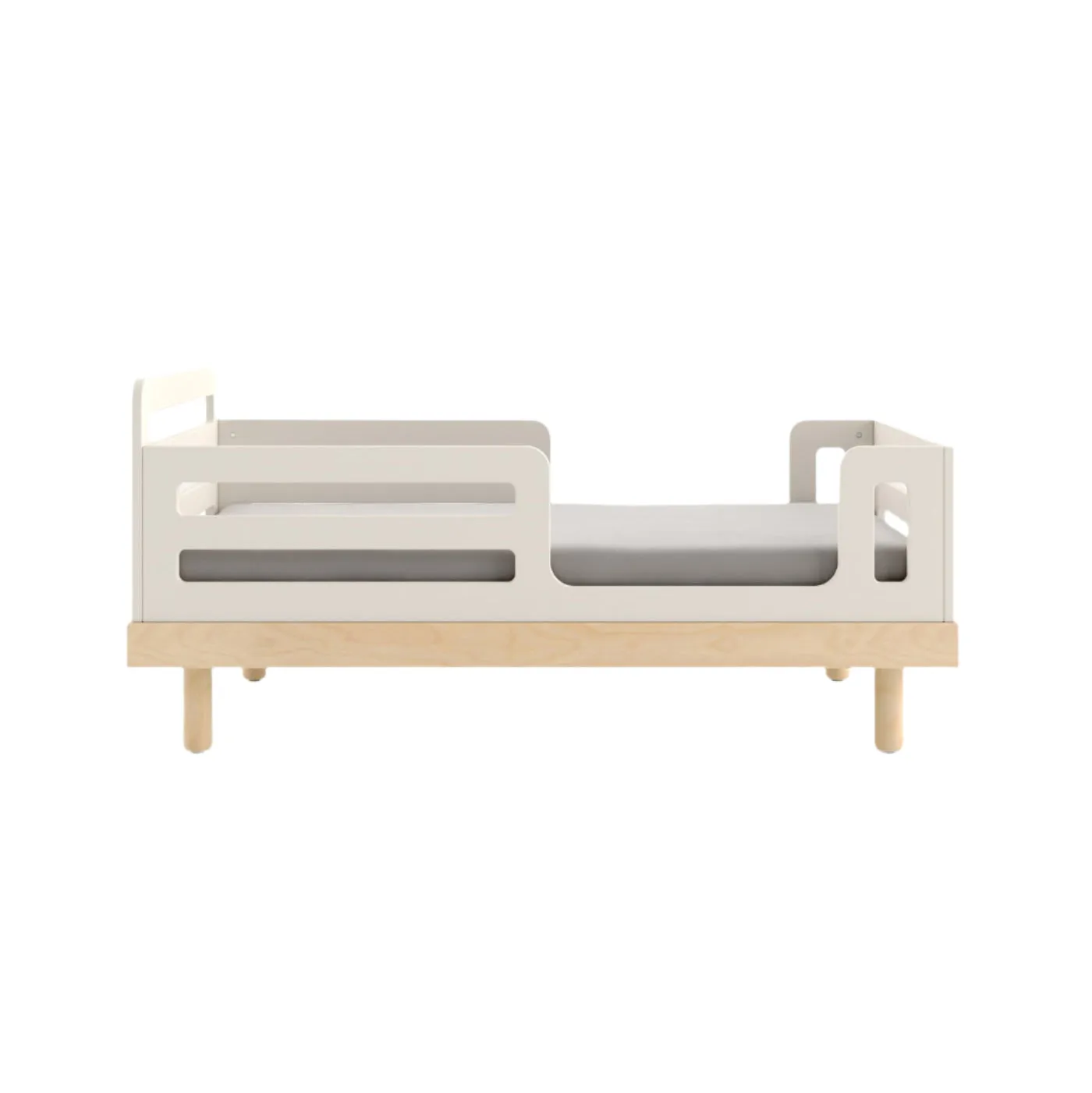 Classic Toddler Bed - White / Birch by Oeuf