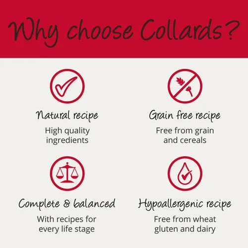 Collards Grain Free Chicken and Potato Senior Dry Dog Food - 10kg
