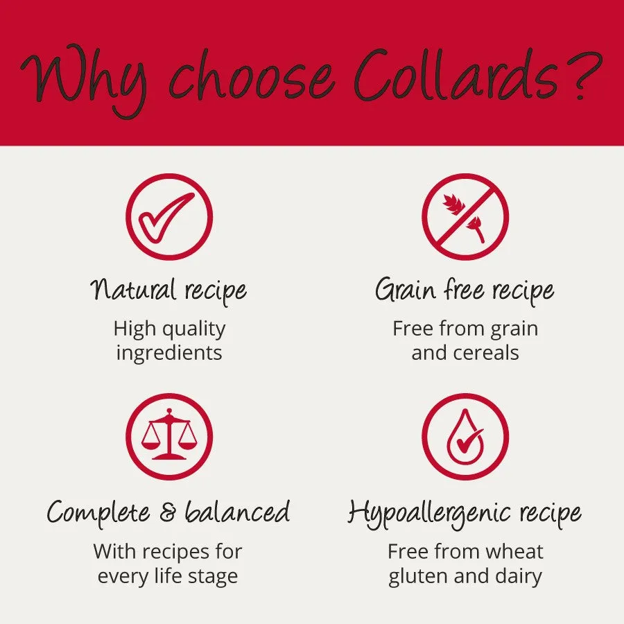 Collards Grain Free Chicken and Potato Senior Dry Dog Food - 10kg