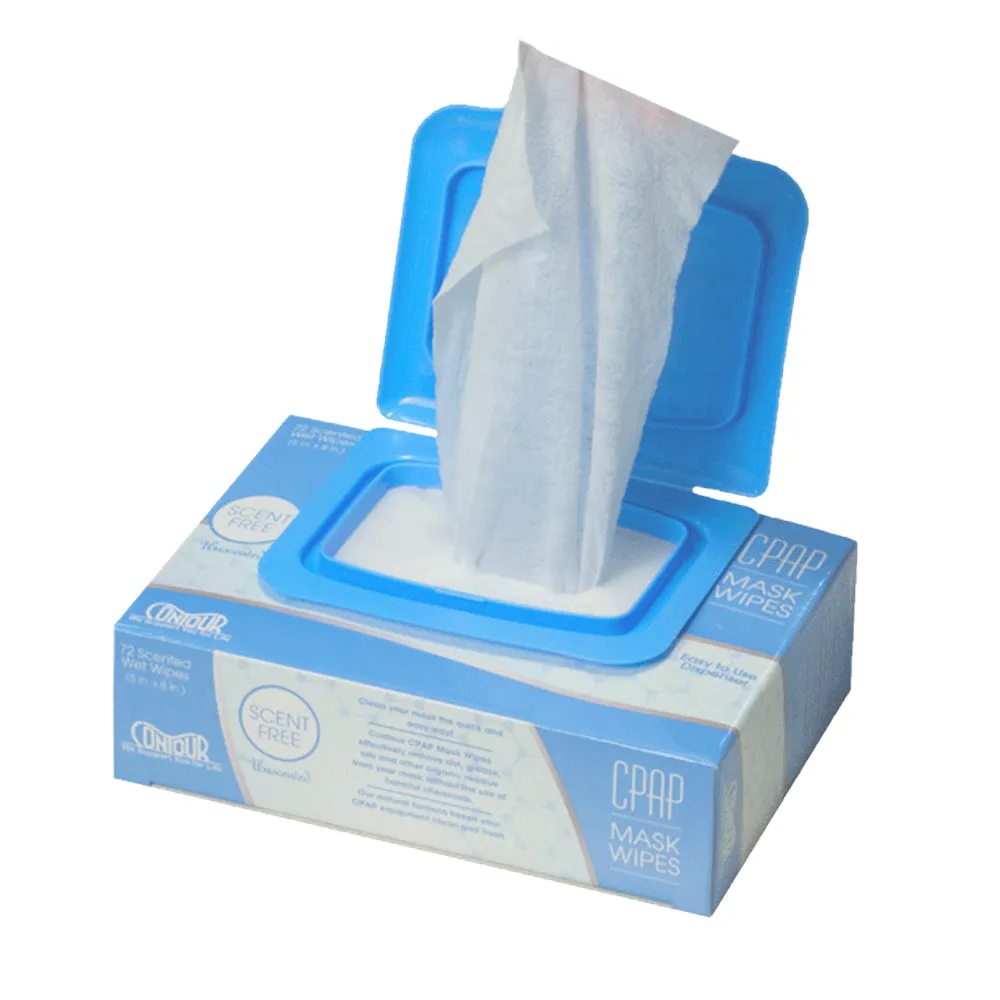 Contour CPAP Wipes Resealable Package- Citrus Scent, 72 ct
