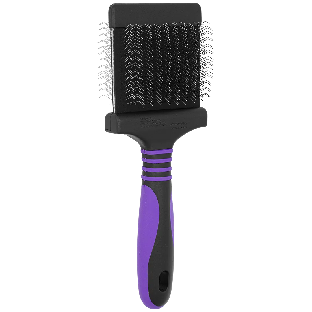 Deshedding Medium Firm Purple Slicker Brush by Dog Fashion Spa