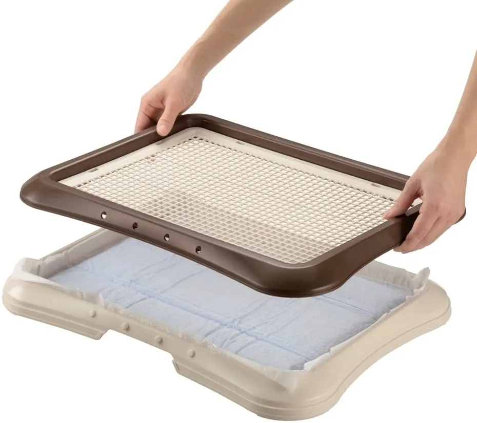 Dog Pee Pad Holder - Paw Trax Mesh Training Tray - Richell