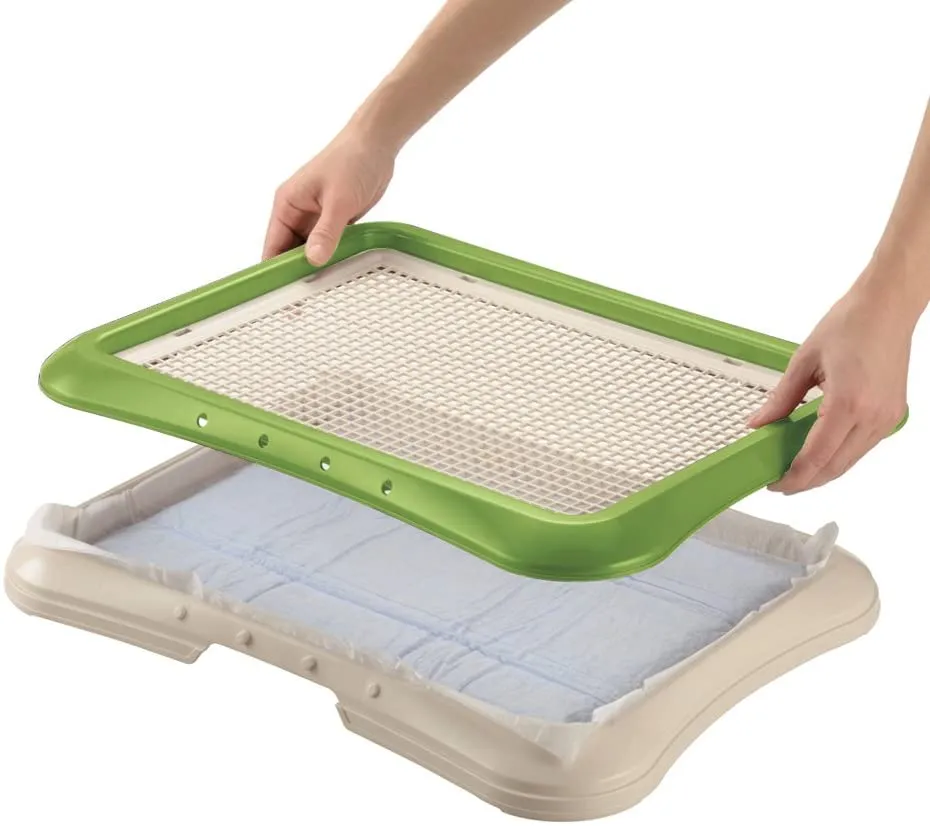 Dog Pee Pad Holder - Paw Trax Mesh Training Tray - Richell
