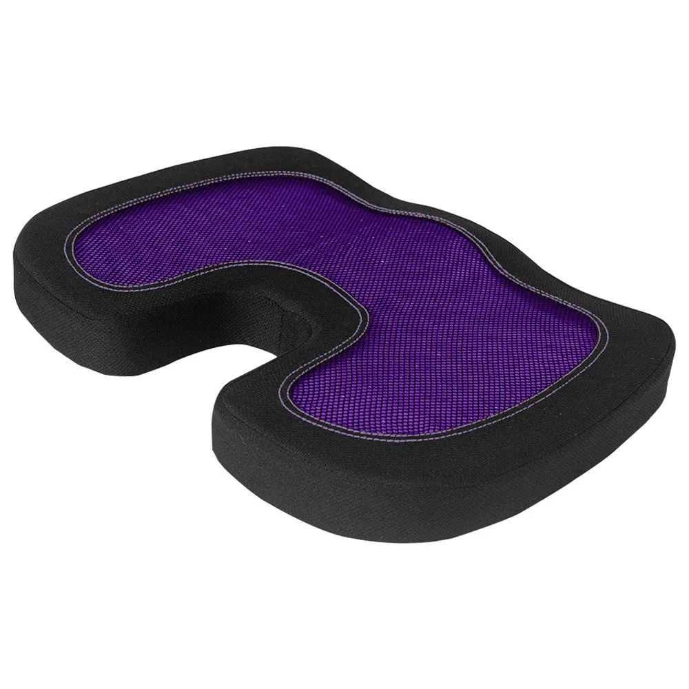 Ergonomic Cooling Gel Car Seat Cushion Purple