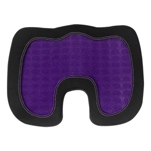 Ergonomic Cooling Gel Car Seat Cushion Purple
