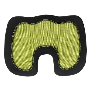 Ergonomic Cooling Gel Car Seat Cushion Yellow