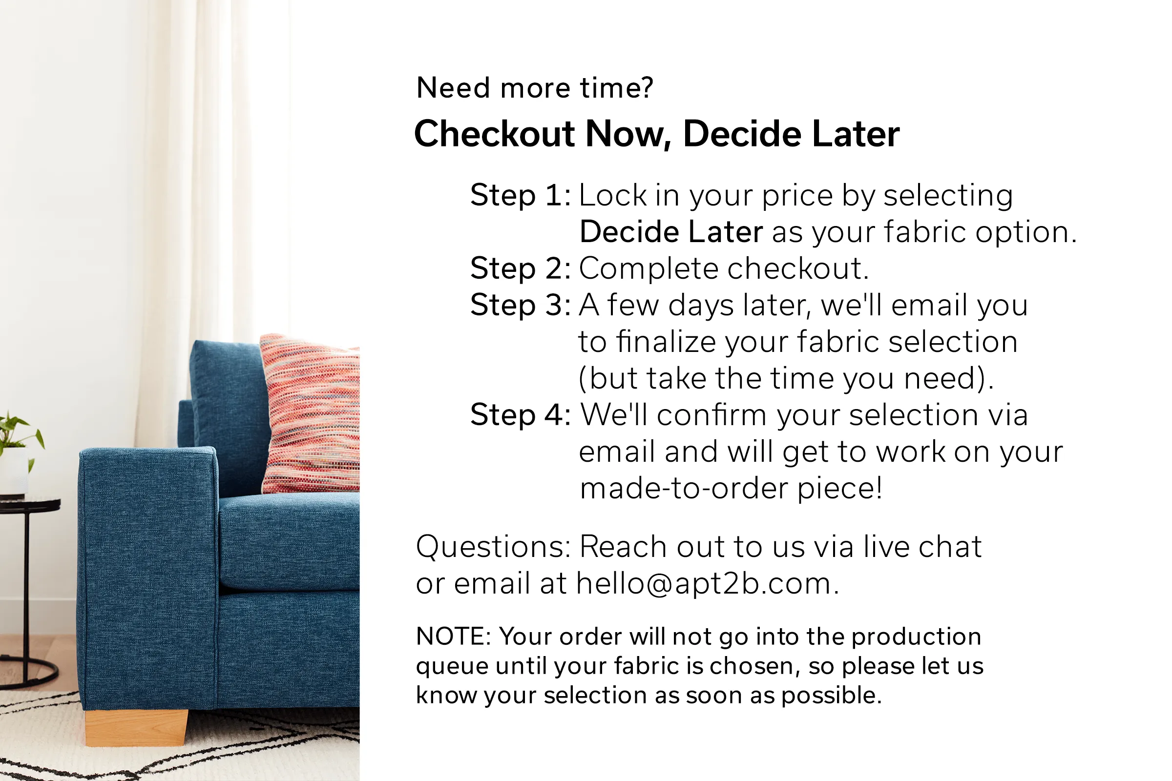 Fillmore Apartment Size Sleeper Sofa Bed :: Sleeper Option: Memory Foam Mattress