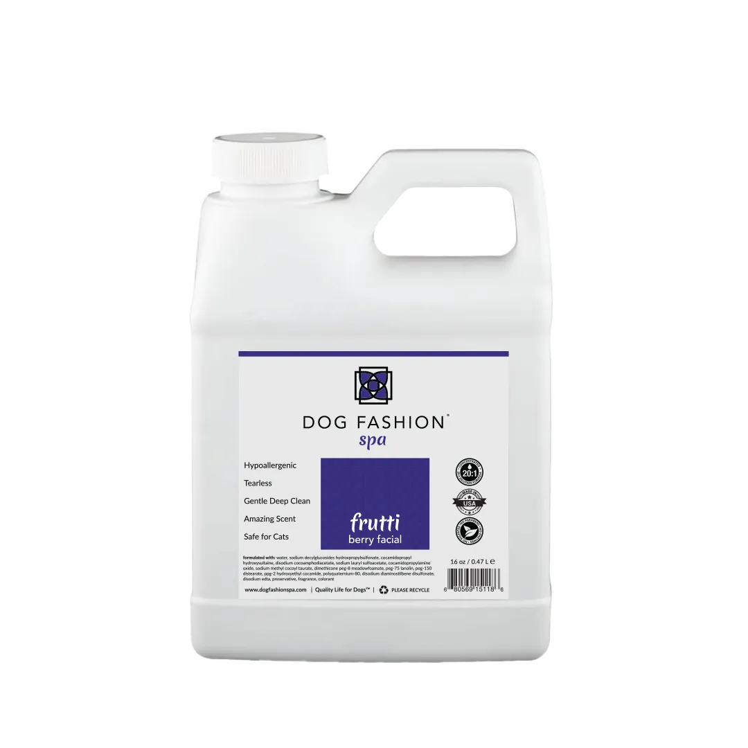 Frutti Berry Facial Shampoo 16oz by Dog Fashion Spa