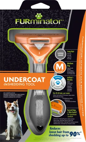 Furminator Undercoat Deshedding Tool For Long Haired Dogs
