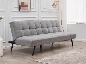 Grey Fabric Memory Foam Split Back & Seat Design Sofa Bed- Model #8080