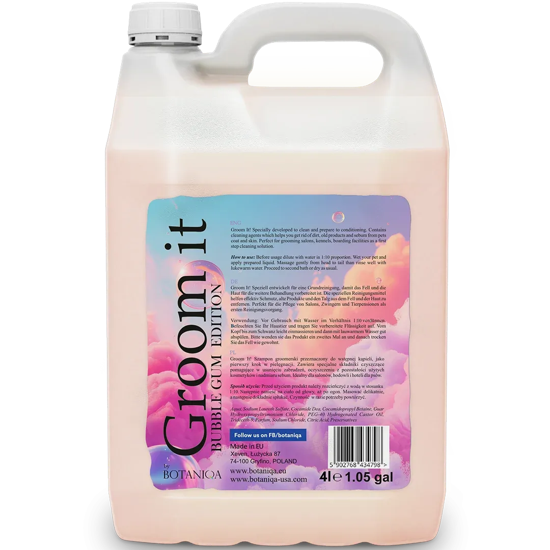Groom It Bubble Gum Edition Gallon by Botaniqa
