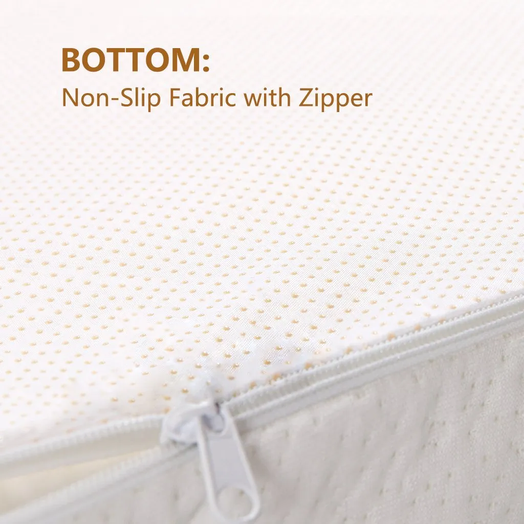 King Size Memory Foam Mattress Topper 55kg/m3 High Density 3 Inch with Cover