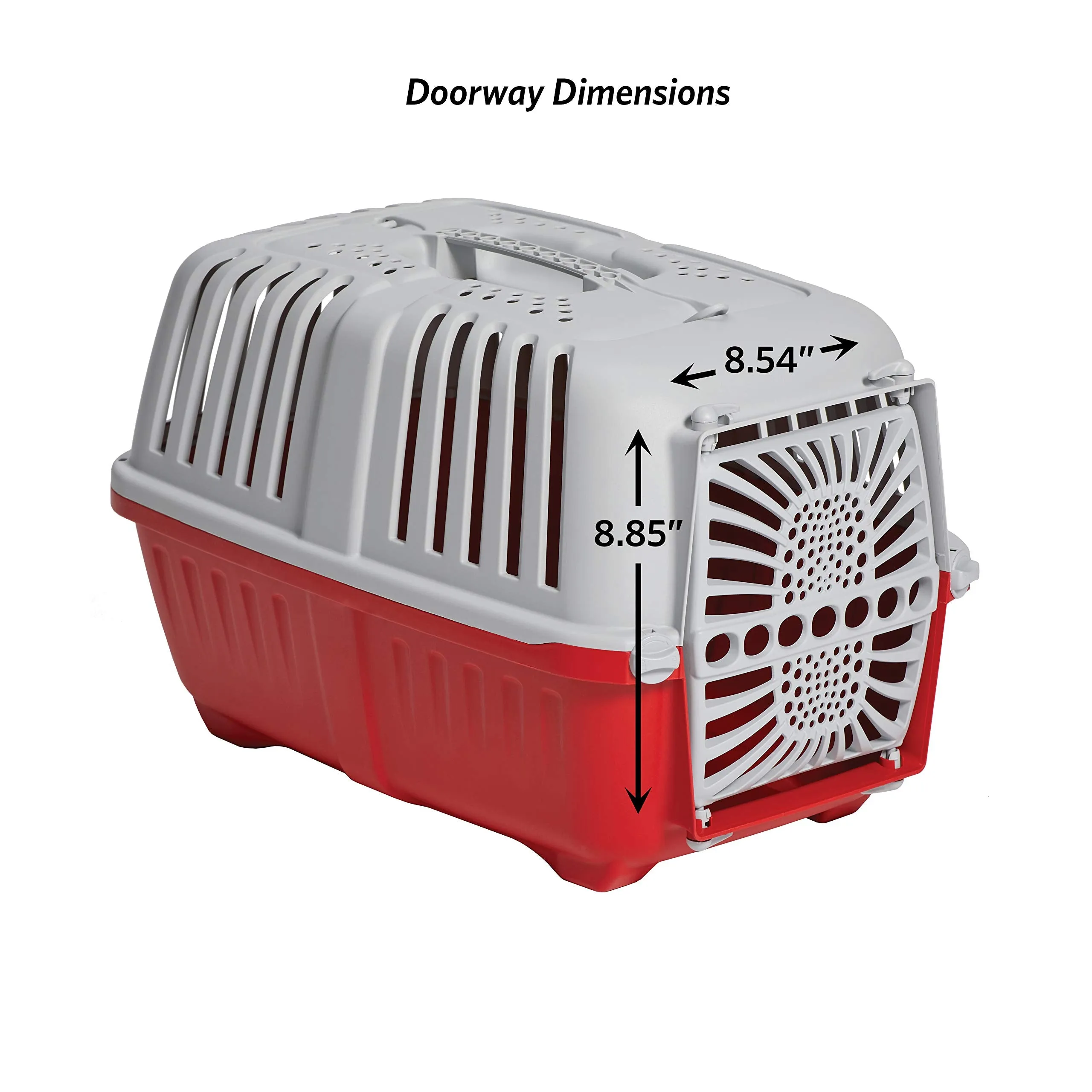 Midwest Spree Hard-Sided Travel Cat and Dog Kennel Carrier - Blue - 19" X 12.7" X 12.7" Inches