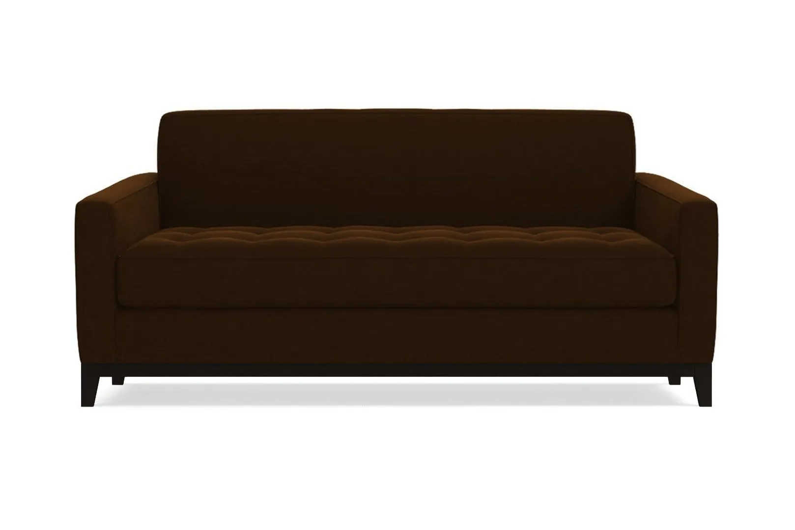 Monroe Drive Twin Size Sleeper Sofa :: Leg Finish: Espresso / Sleeper Option: Deluxe Innerspring Mattress