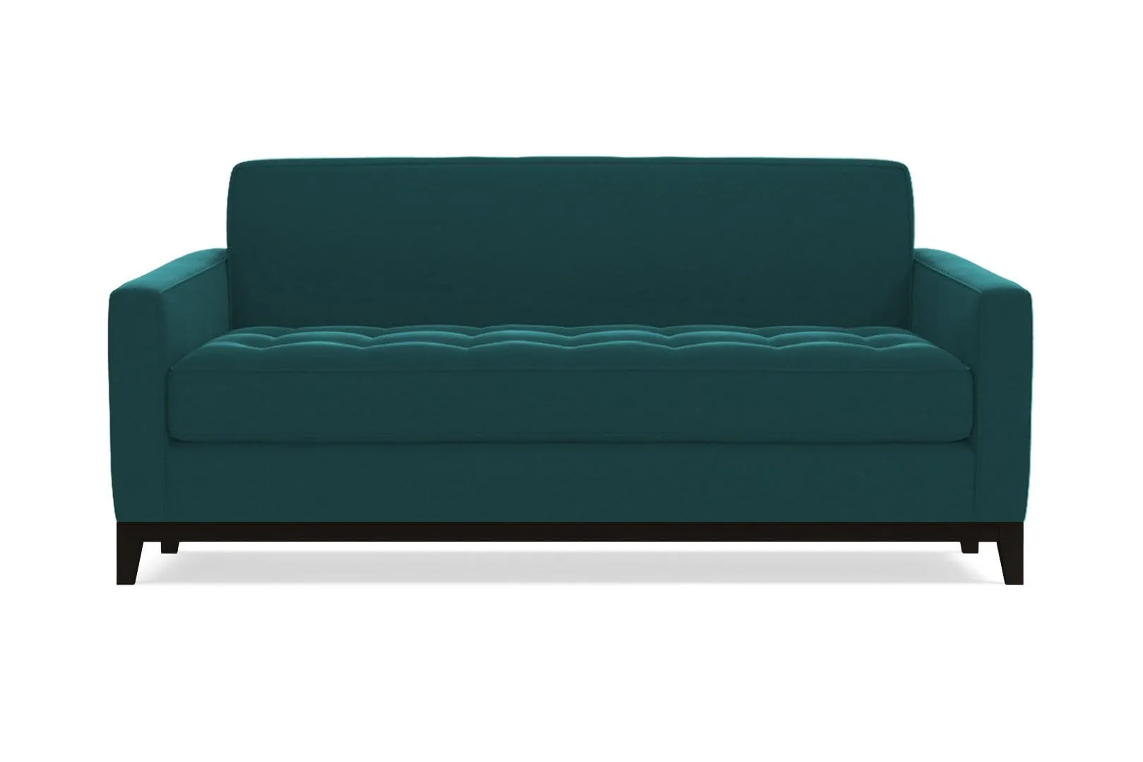 Monroe Drive Twin Size Sleeper Sofa :: Leg Finish: Espresso / Sleeper Option: Deluxe Innerspring Mattress