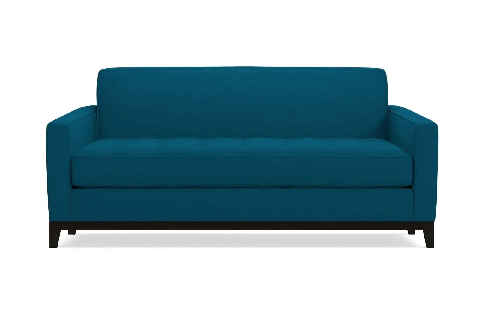 Monroe Drive Twin Size Sleeper Sofa :: Leg Finish: Espresso / Sleeper Option: Deluxe Innerspring Mattress