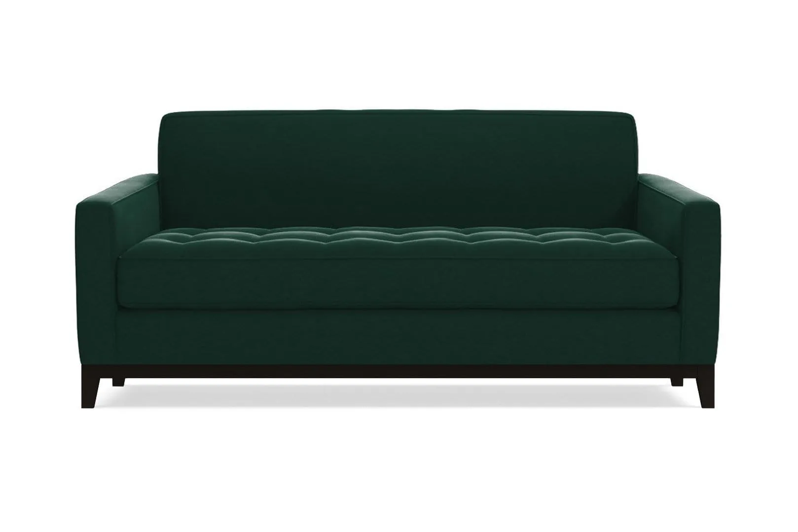 Monroe Drive Twin Size Sleeper Sofa :: Leg Finish: Espresso / Sleeper Option: Deluxe Innerspring Mattress