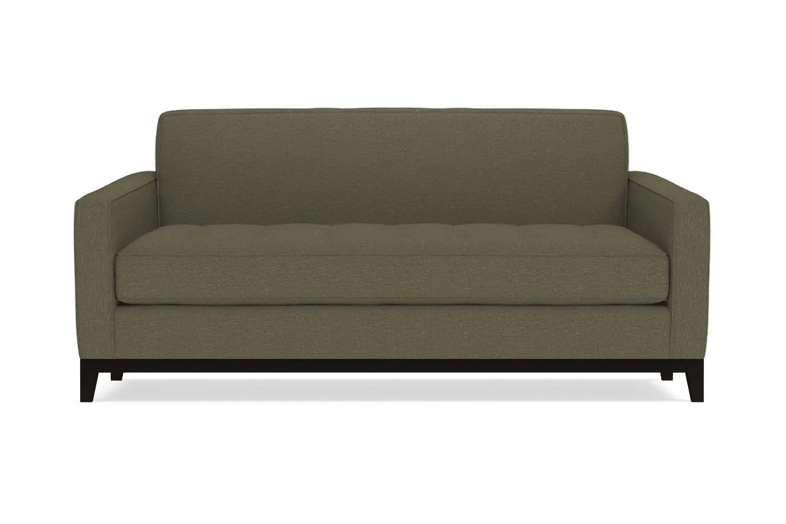Monroe Drive Twin Size Sleeper Sofa :: Leg Finish: Espresso / Sleeper Option: Deluxe Innerspring Mattress