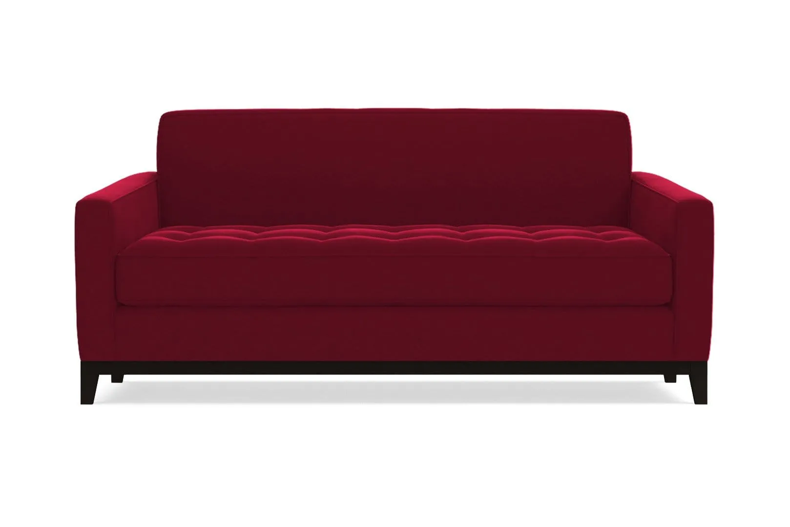 Monroe Drive Twin Size Sleeper Sofa :: Leg Finish: Espresso / Sleeper Option: Deluxe Innerspring Mattress