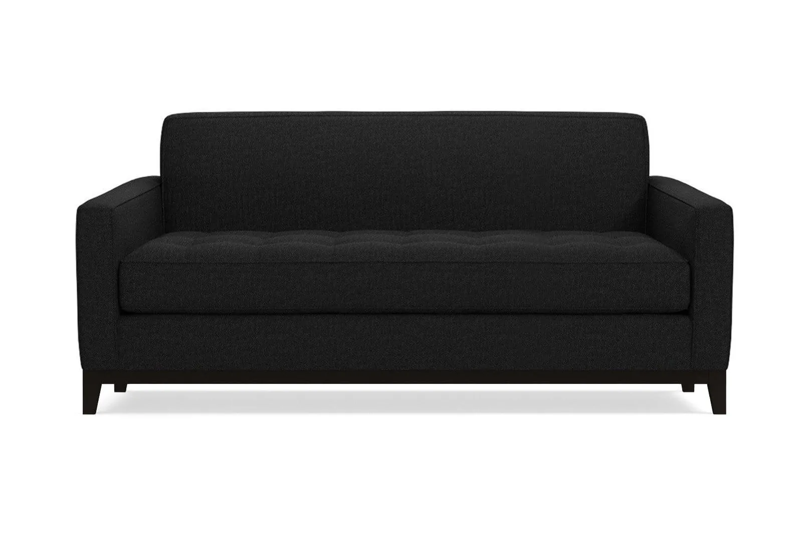 Monroe Drive Twin Size Sleeper Sofa :: Leg Finish: Espresso / Sleeper Option: Deluxe Innerspring Mattress