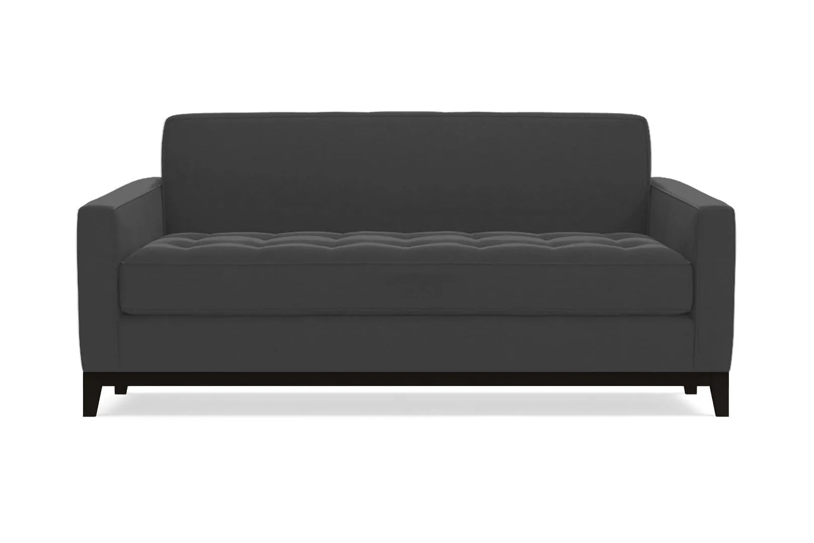 Monroe Drive Twin Size Sleeper Sofa :: Leg Finish: Espresso / Sleeper Option: Deluxe Innerspring Mattress