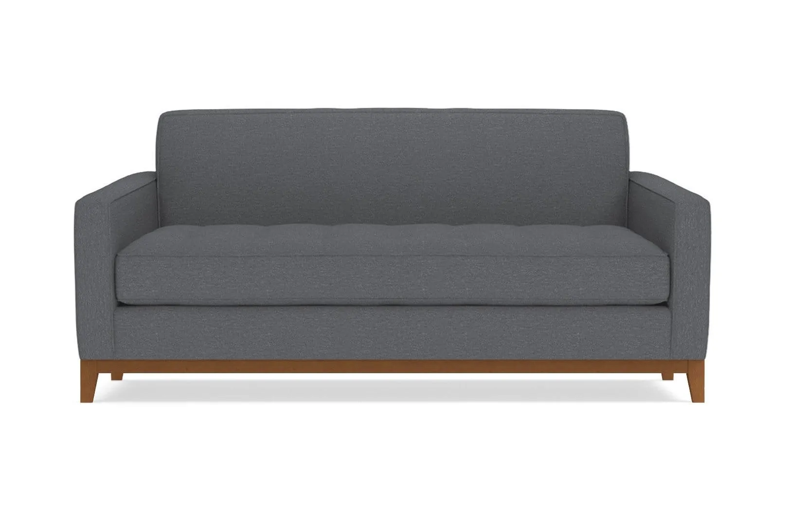Monroe Drive Twin Size Sleeper Sofa :: Leg Finish: Pecan / Sleeper Option: Deluxe Innerspring Mattress