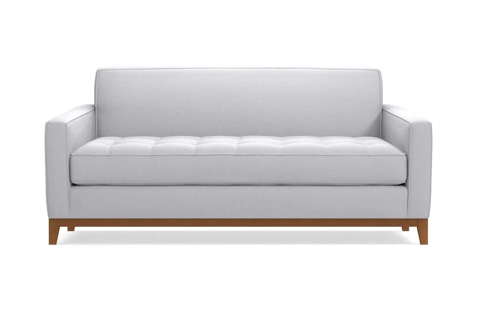 Monroe Drive Twin Size Sleeper Sofa :: Leg Finish: Pecan / Sleeper Option: Deluxe Innerspring Mattress