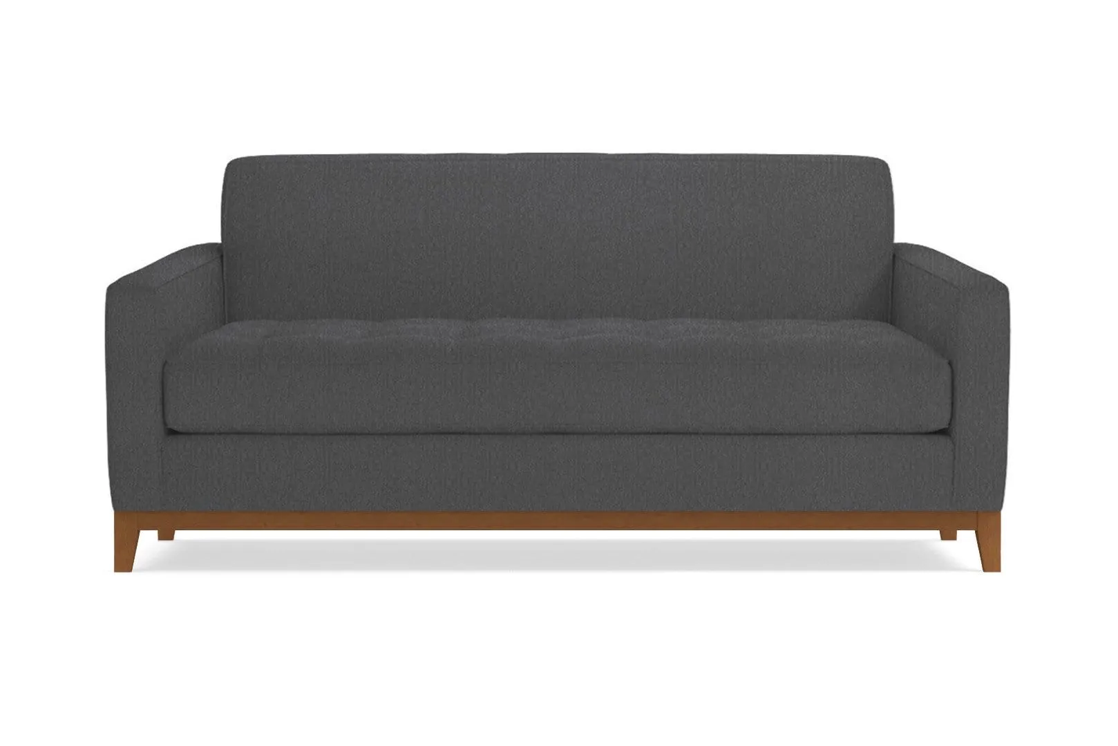 Monroe Drive Twin Size Sleeper Sofa :: Leg Finish: Pecan / Sleeper Option: Deluxe Innerspring Mattress