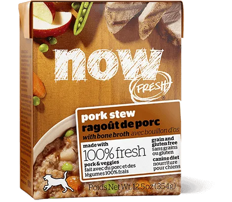 Now! Fresh Grain Free Pork Stew for Dogs
