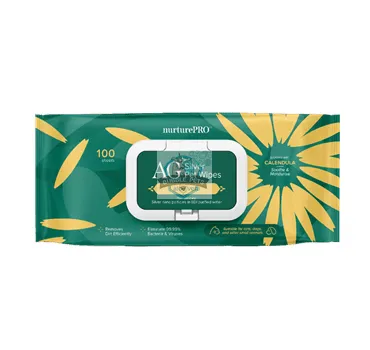 Nurture Pro AG  Silver Aloe Vera Pet Wet Wipes