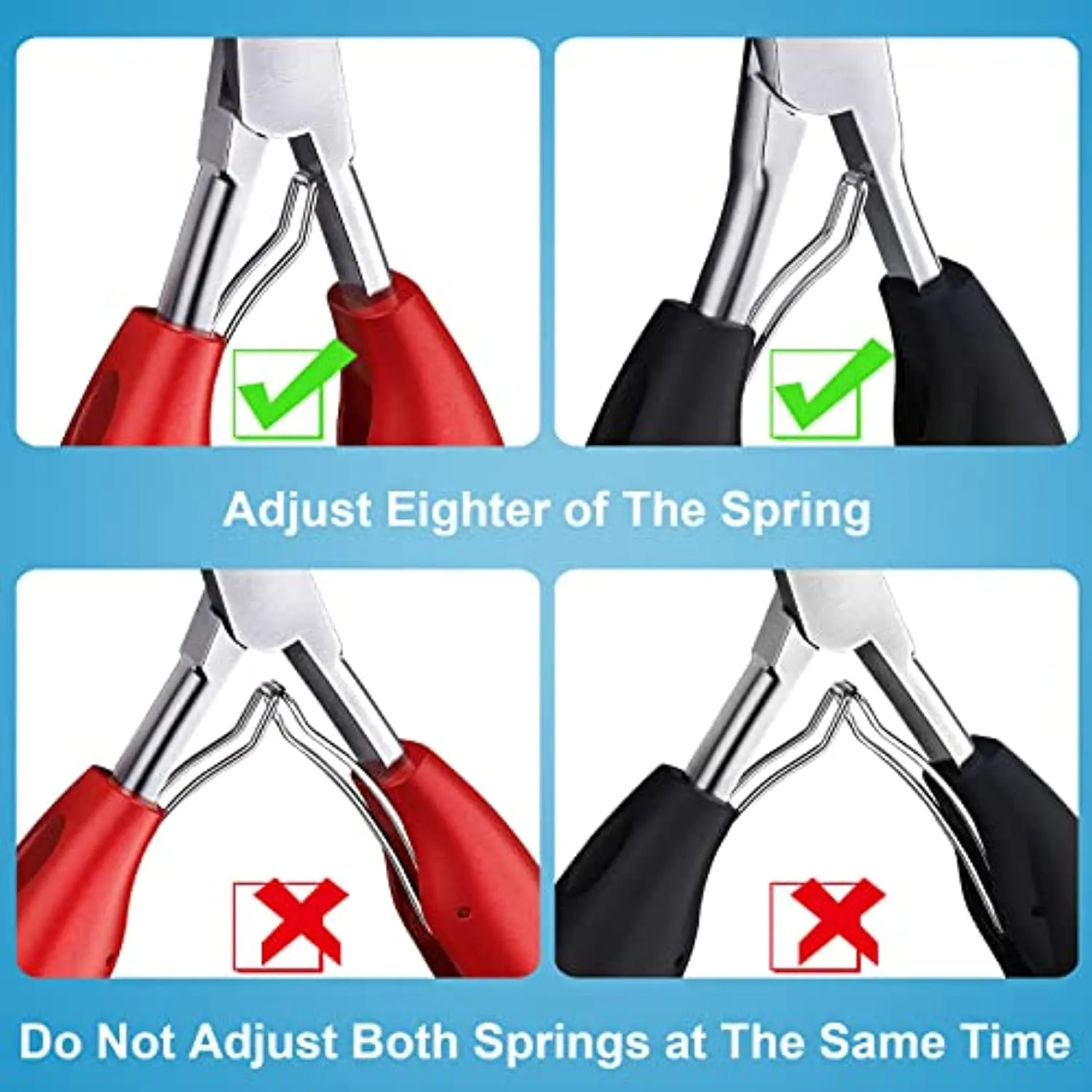 Orelex Nail Clippers for Thick Nails, Toenail Clippers Ingrown Toenail Tool for Men and Adults, Seniors, Predicure, Professional, Super Sharp Curved Blade Grooming Tool