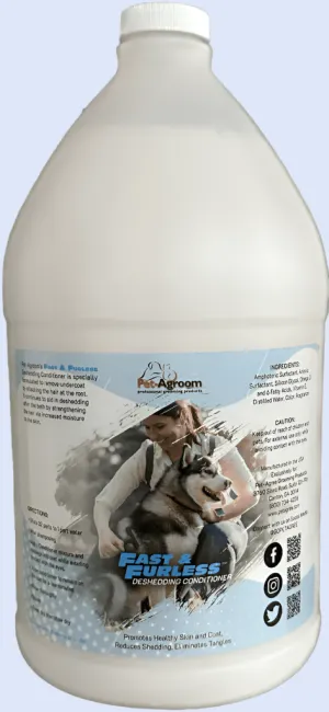 PetAgroom  Fast & Furless Deshedding Conditioner - Gal