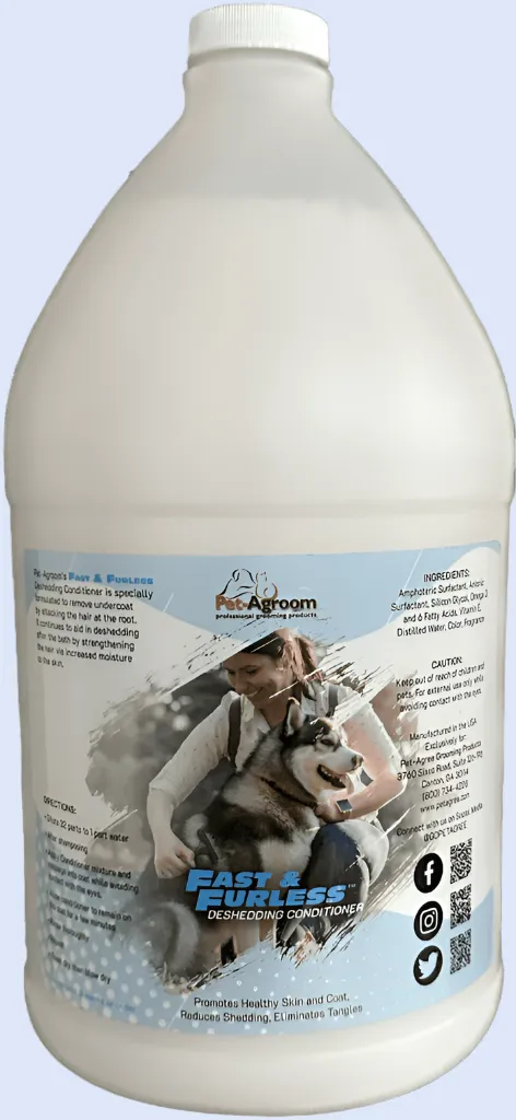 PetAgroom  Fast & Furless Deshedding Conditioner - Gal