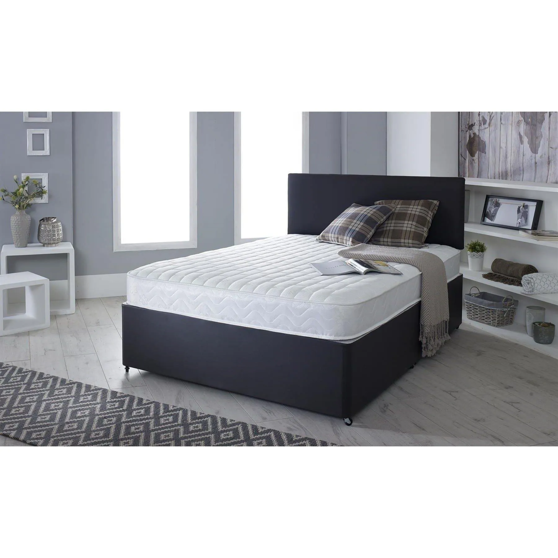 Starlight Beds Micro Quilted Memory Foam Sprung Mattress