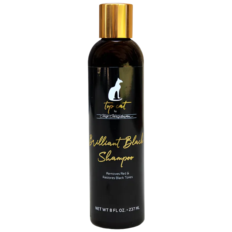 Top Cat Brilliant Black Shampoo 8oz by Chris Christensen