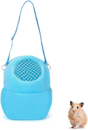 WishLotus Pet Carrier Bag, Portable Outgoing Travel Handbags with Nylon Straps Small Pet Pouchfor Dwarf Hamster